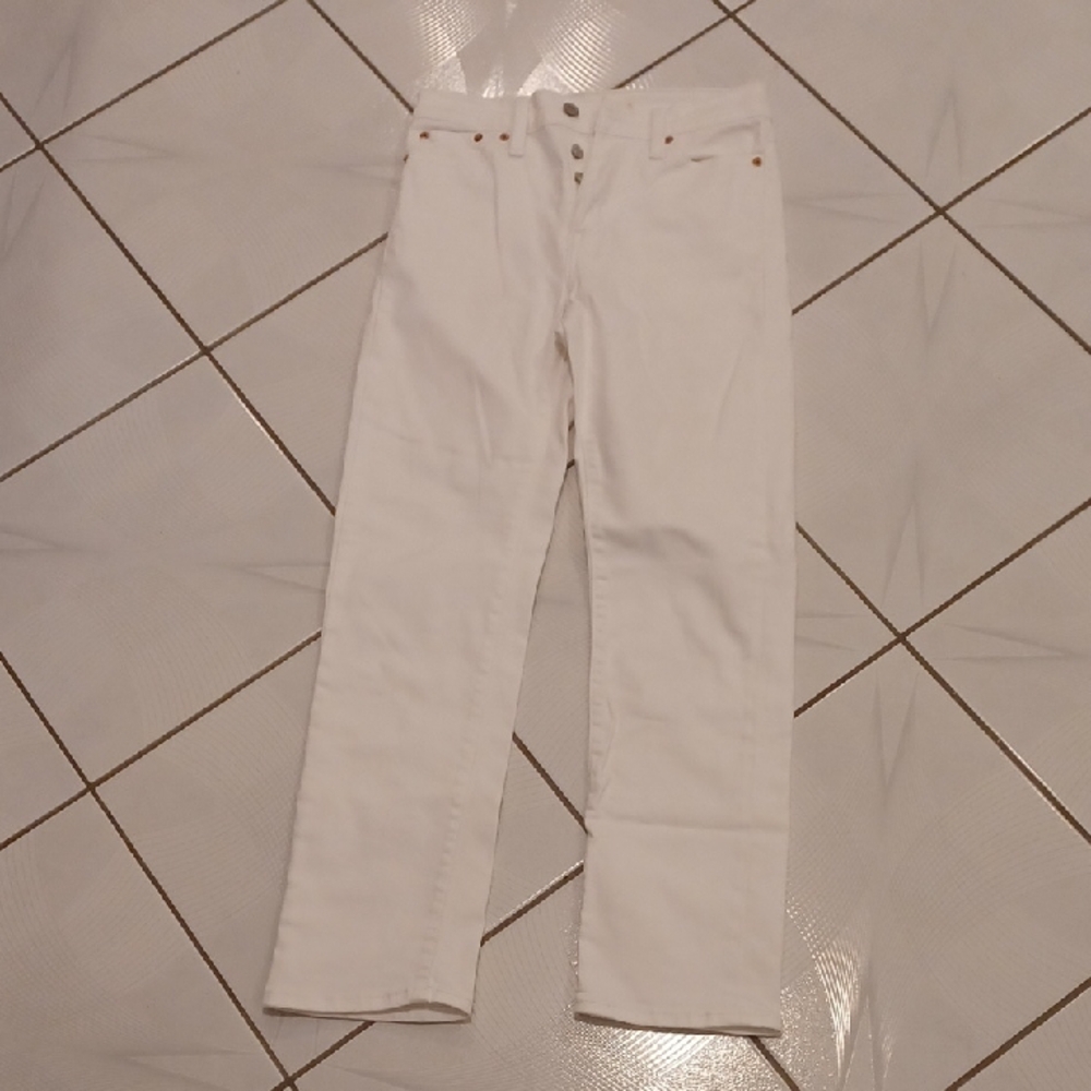 Levi's White Jeans
